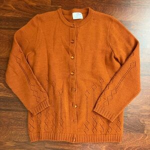 orange vintage sweater